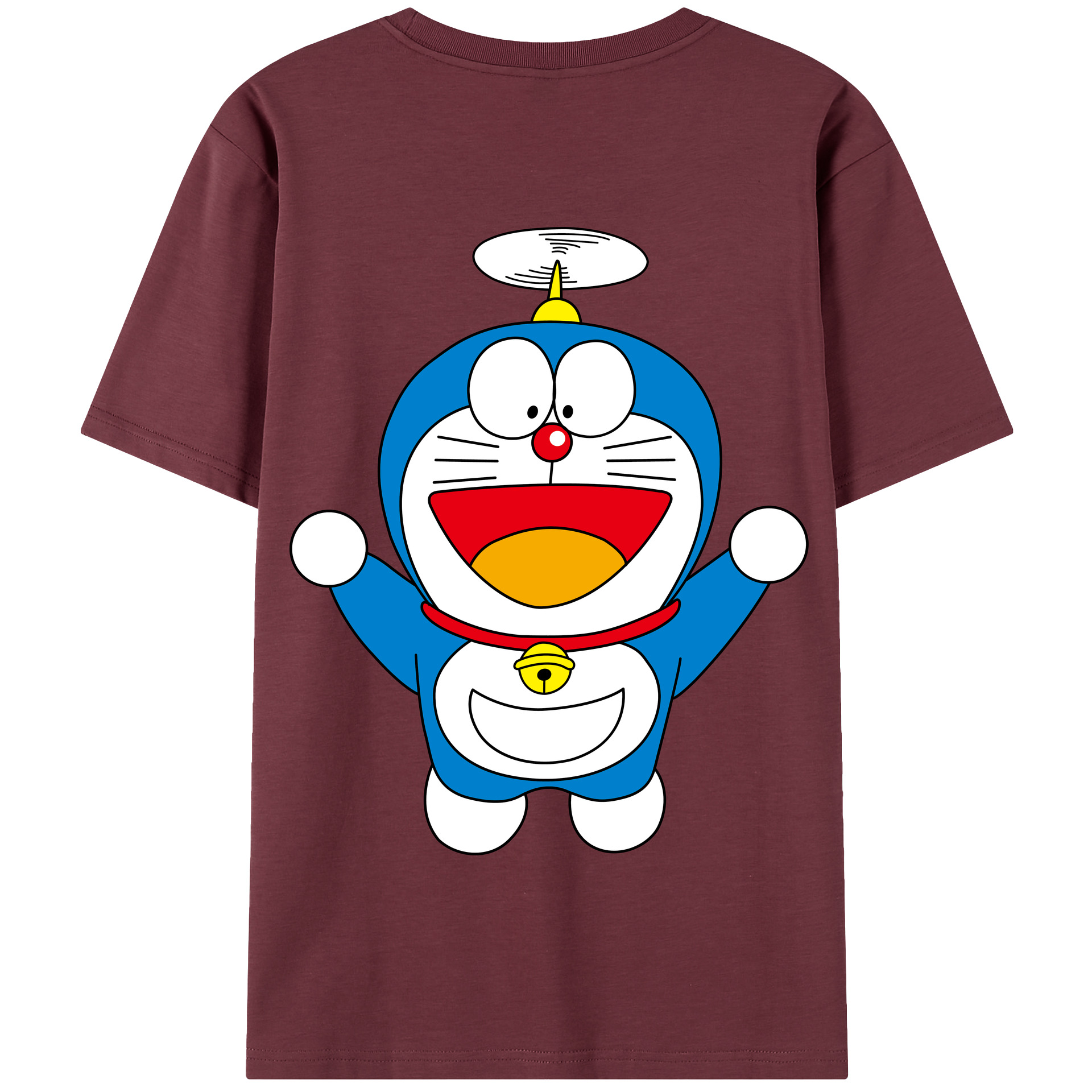 （画像用） ドラえもん Doraemon 綿100％半袖Tシャツ（背面プリント）